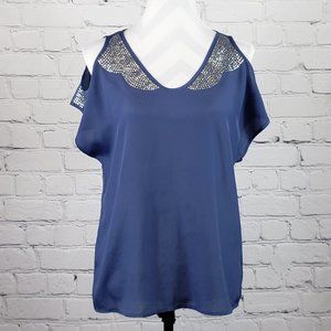 New York City Design Co Small Cold Shoulder Blouse